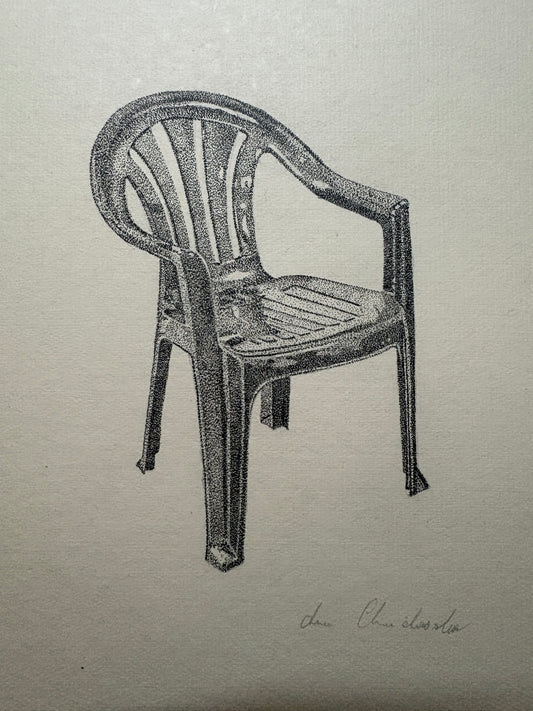 Summer - original stippled artwork