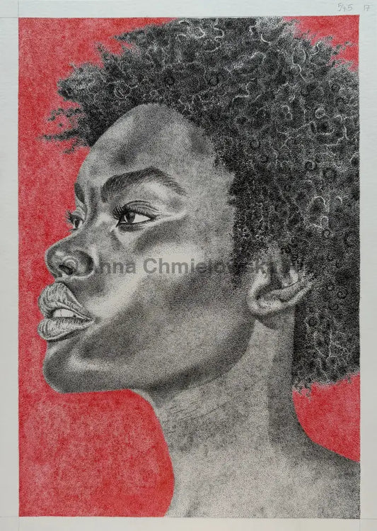 Spirit - portrait in stippling