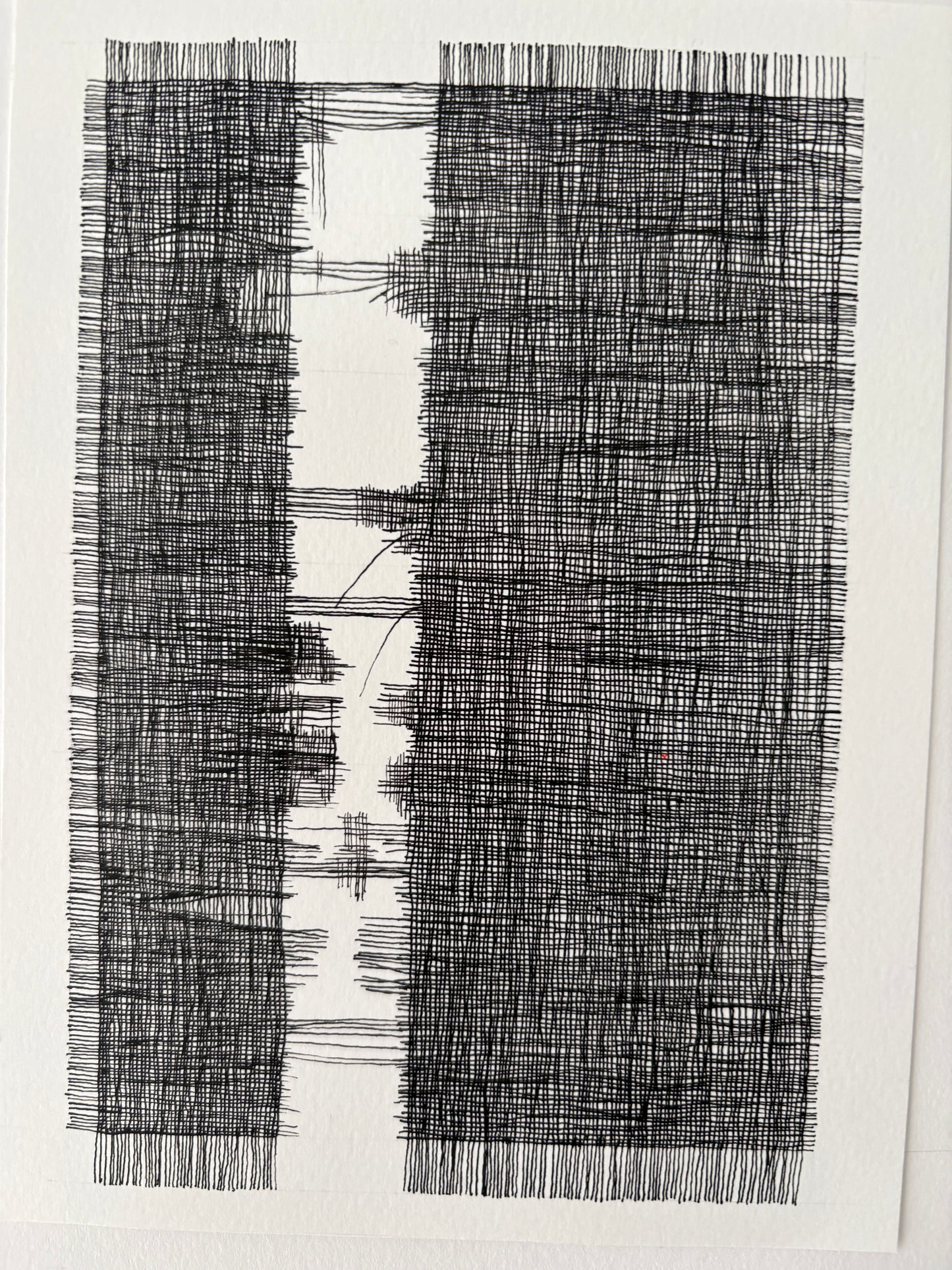 Relationship - triptych, original ink artwork