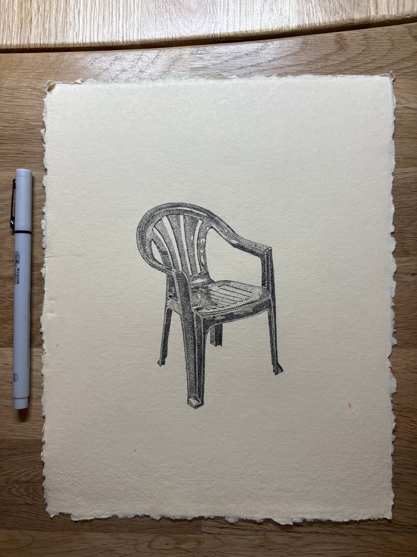 Summer - original stippled artwork