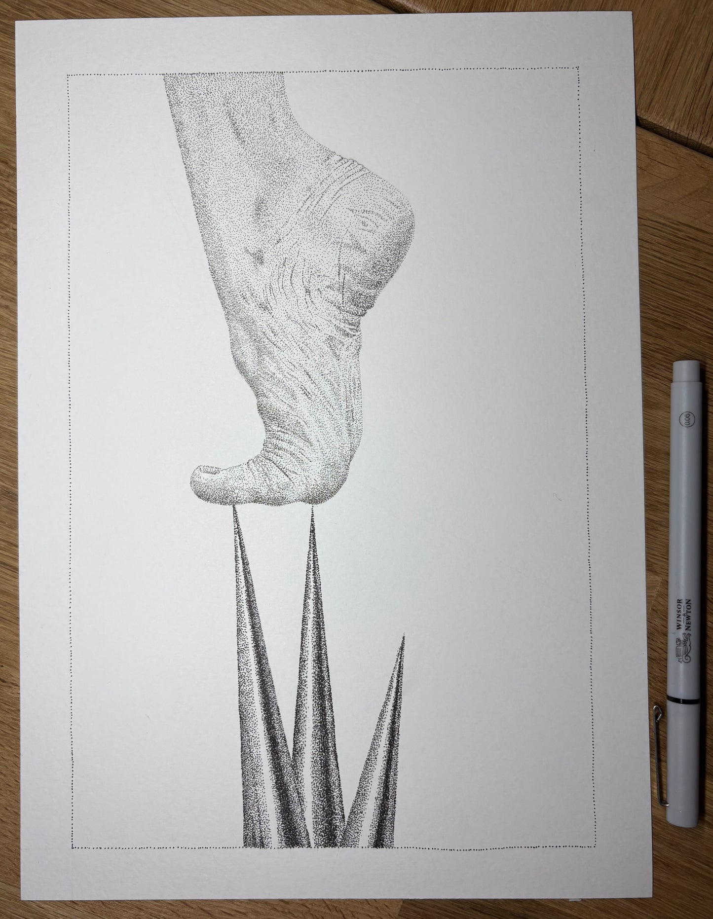 Life #4 - original stippled artwork