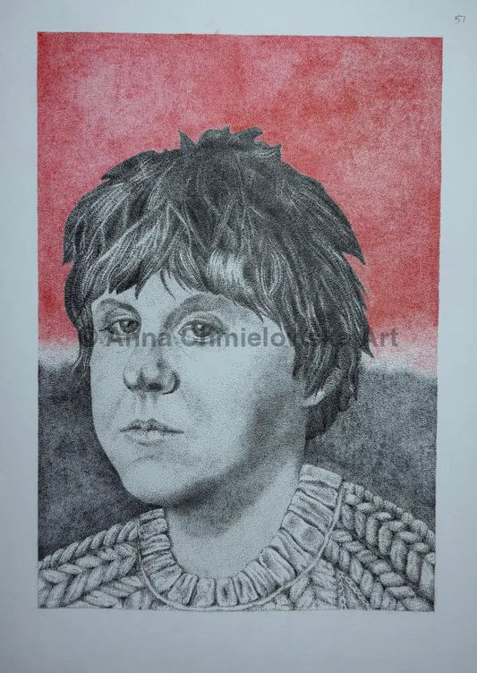 Boy - stippling portrait