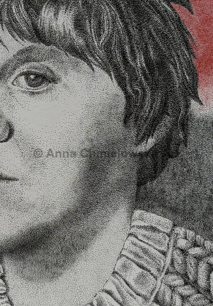 Boy - stippling portrait