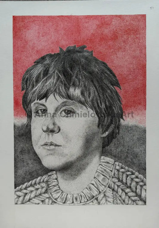 Boy - stippling portrait