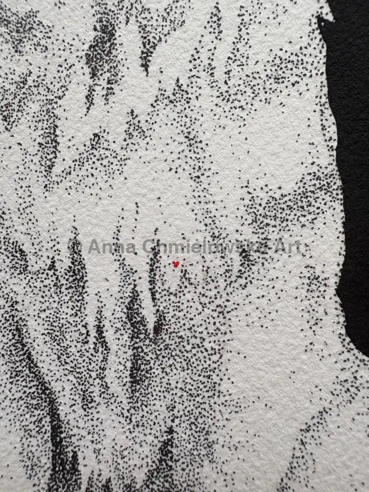 Carry me up the stairs - original stippling artwork