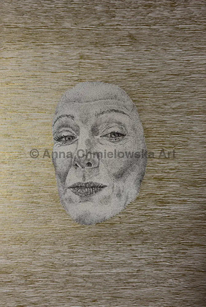 Float on surface #1 - original stippled artwork