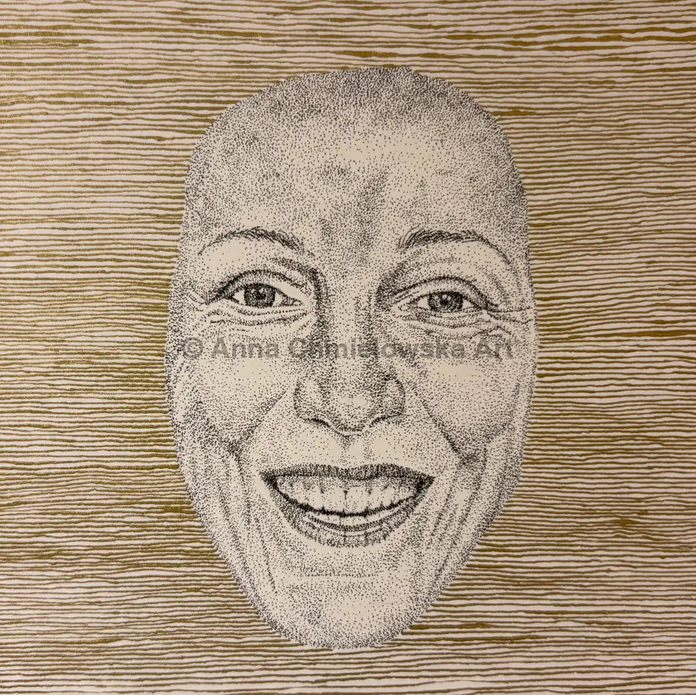 Float on surface #2 - original stippled artwork