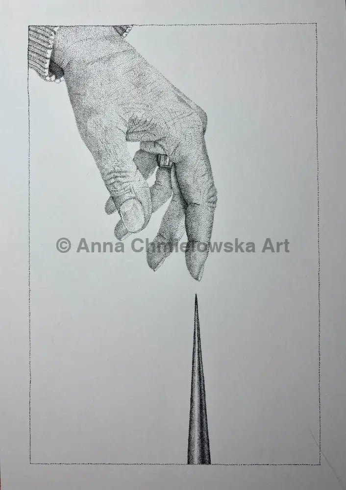 Life #1 - original stippled artwork