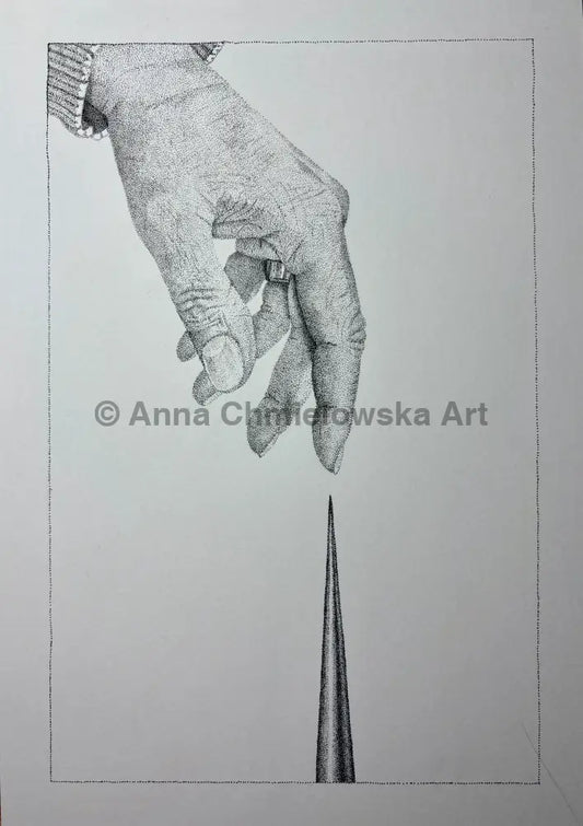 Life #1 - original stippled artwork