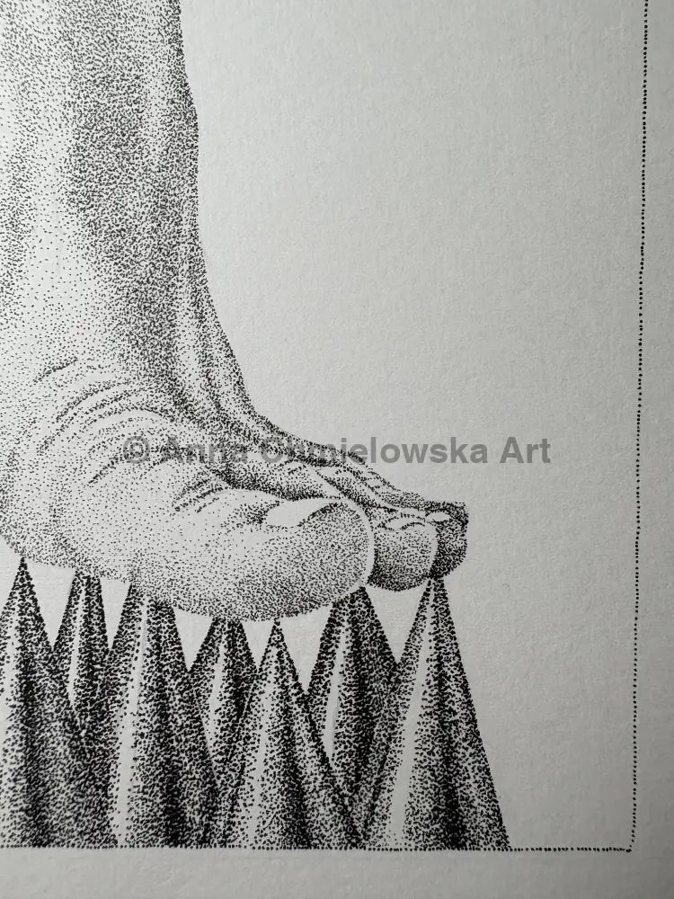 Life #2 - original stippled artwork