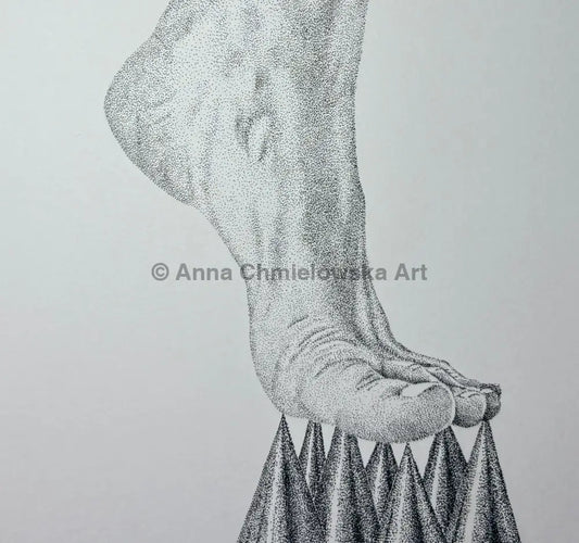 Life #2 - original stippled artwork