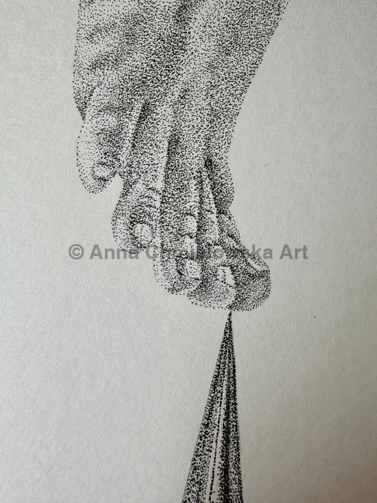 Life #3 - original stippled artwork