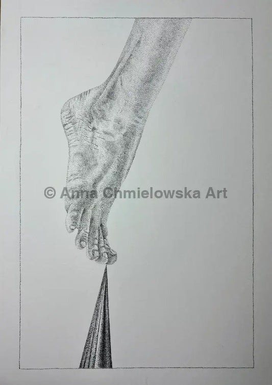 Life #3 - original stippled artwork