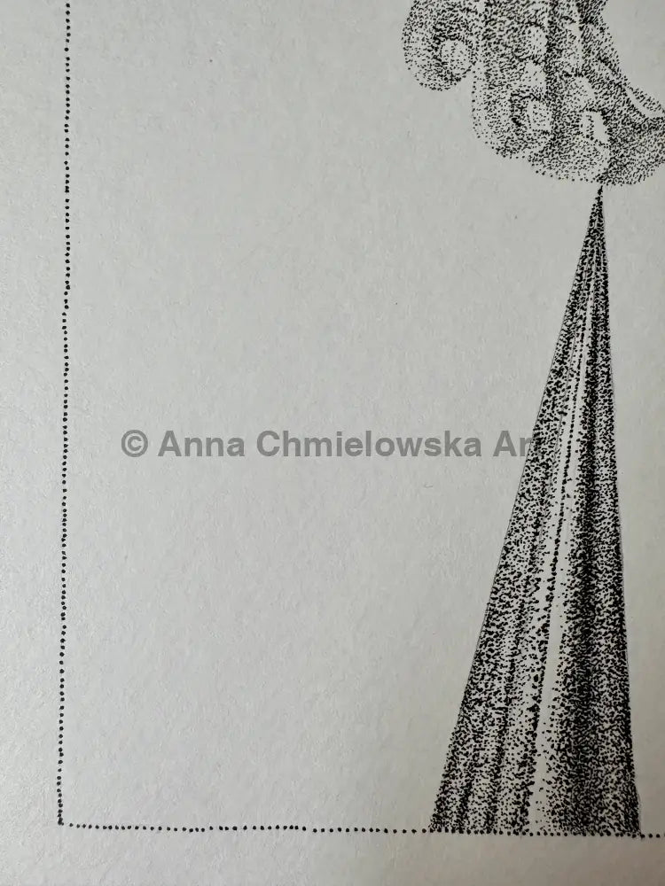 Life #3 - original stippled artwork