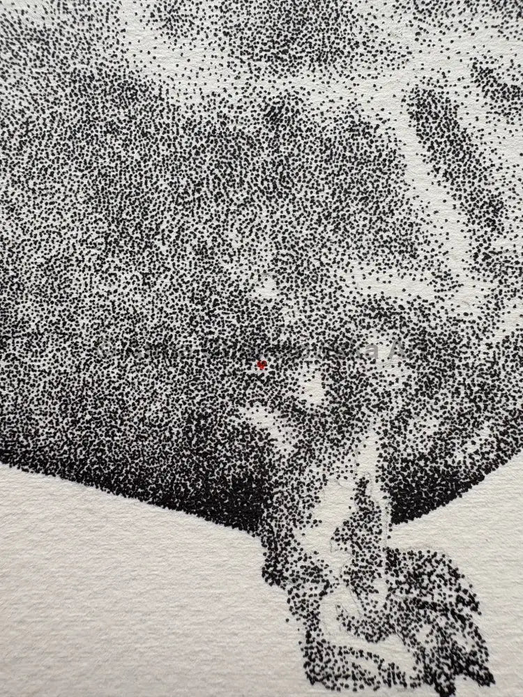 Look and admire me - original stippling artwork