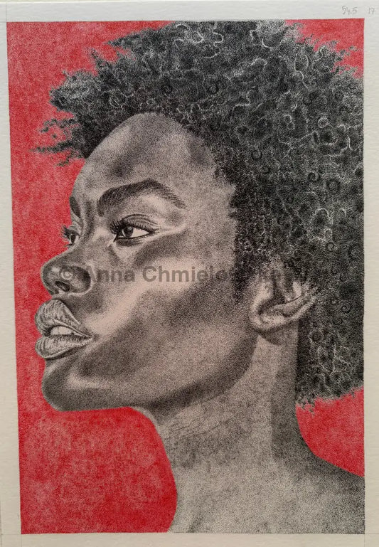 Spirit - portrait in stippling