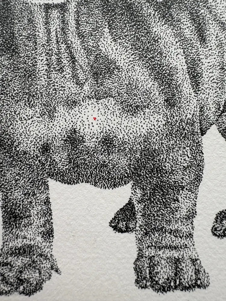 Sweetness - dachshund original dotted artwork