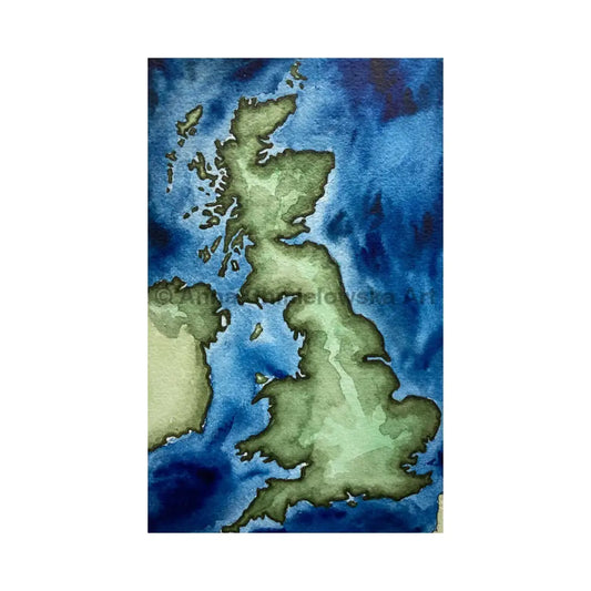 United Kingdom - original watercolour