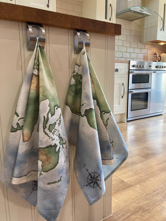Explorer's tea towel